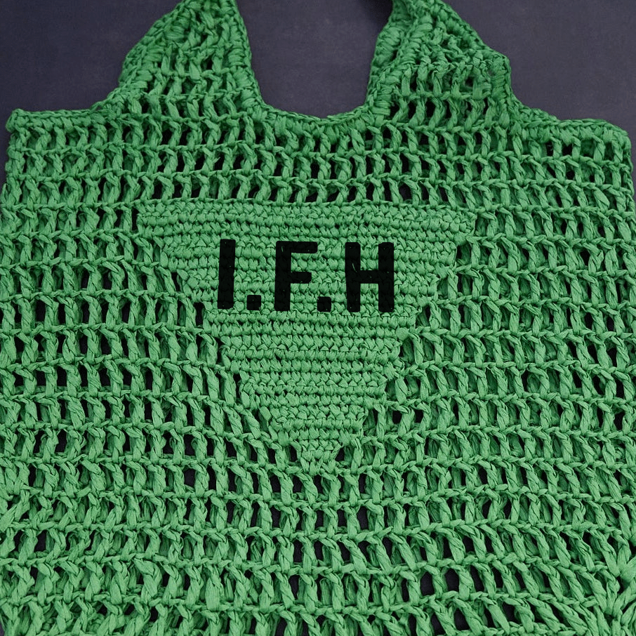 Green Medium Tote Bag - Loomaswim.com