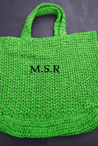 Green Personalized Large Tote Bag - Loomaswim.com