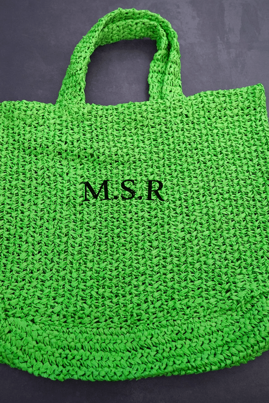 Green Personalized Large Tote Bag - Loomaswim.com