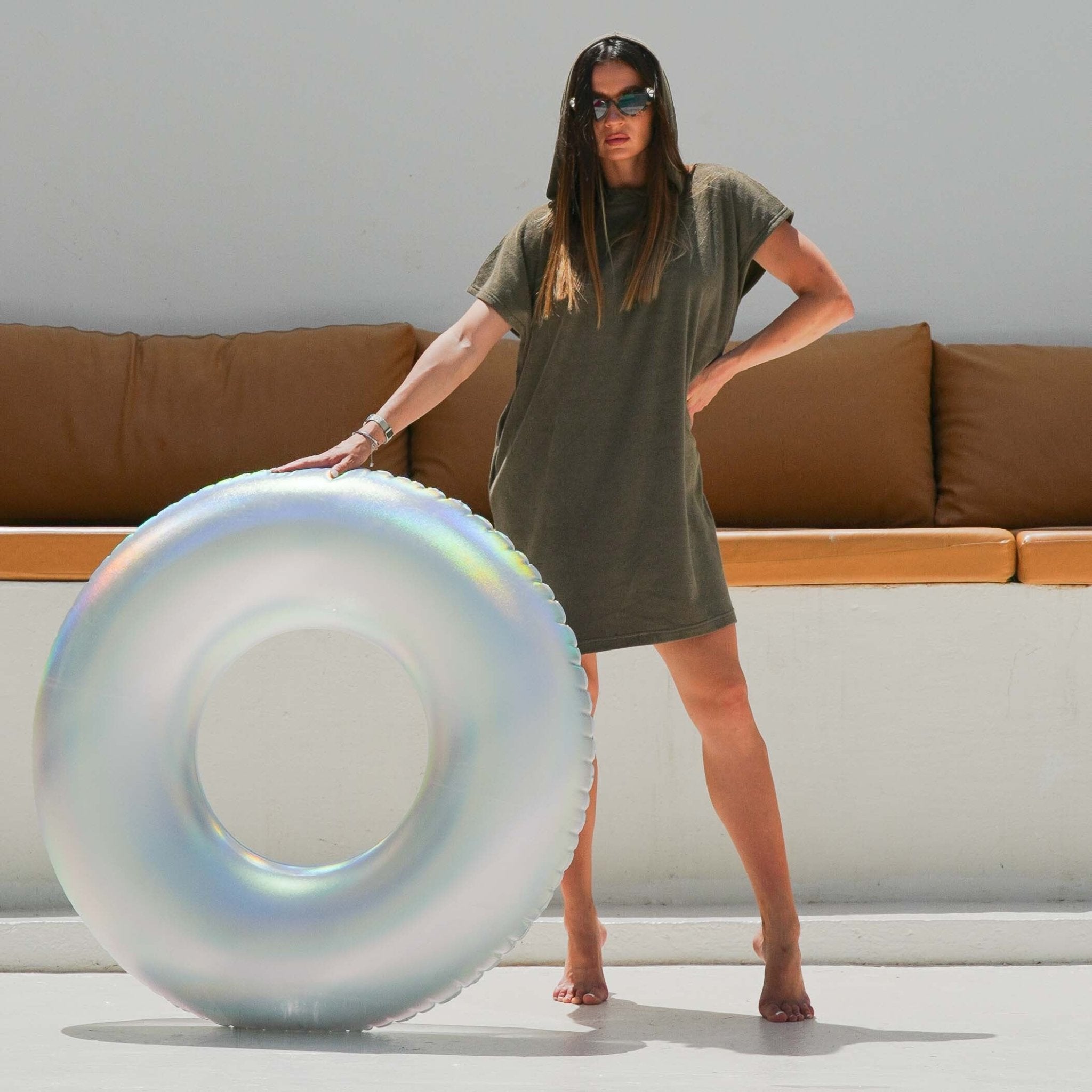 Olive Sands Hooded Terry Dress - Loomaswim.com