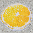 Orange Beach Round Microfiber Towel - Loomaswim.com