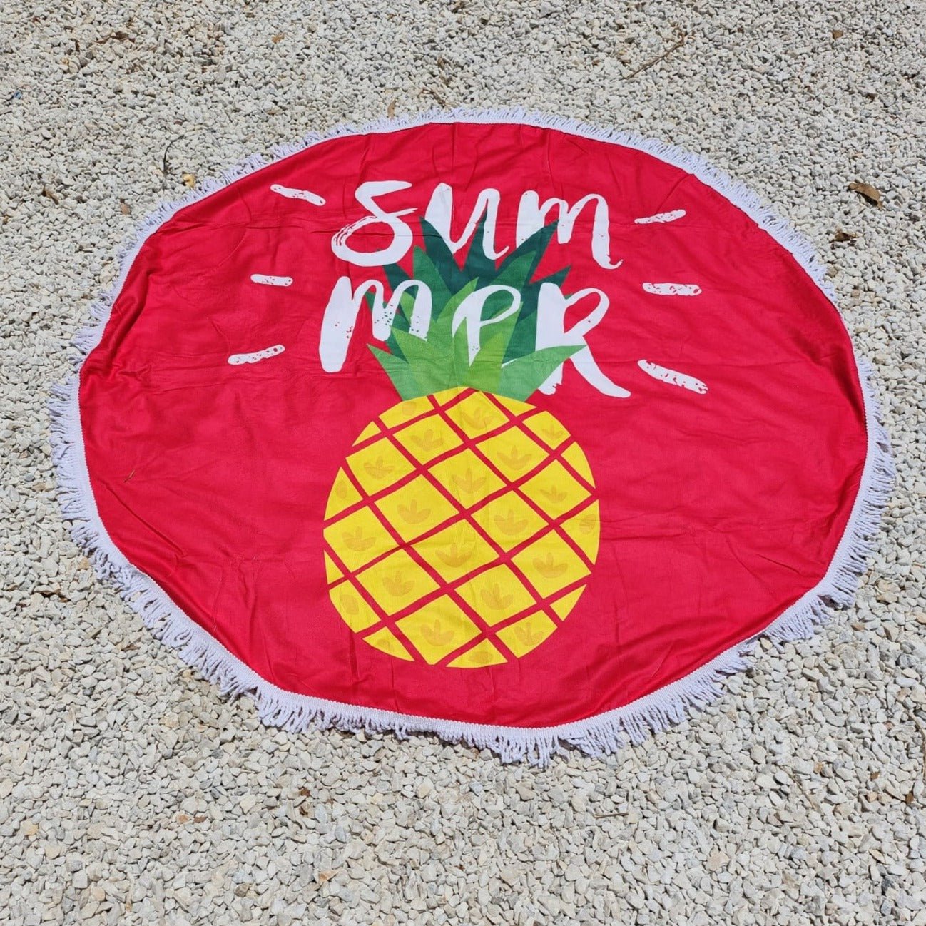 Pineapple Round Summer Towel - Loomaswim.com