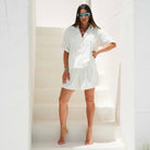 Salt White Terry Set - Loomaswim.com