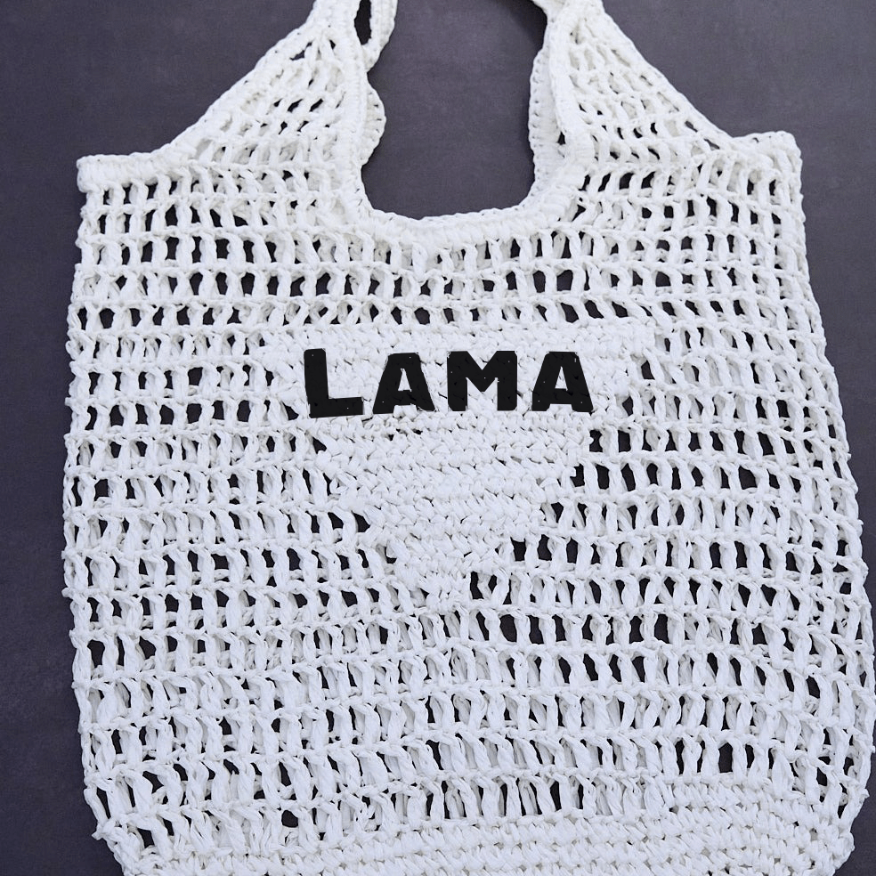 White Medium Tote Bag - Loomaswim.com