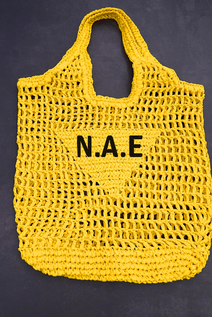 Yellow Medium Tote Bag - Loomaswim.com